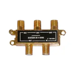 MACROTEL - Divisor De Señal Ctv/vcr 4 Vías 75 Ohms- Crazygames