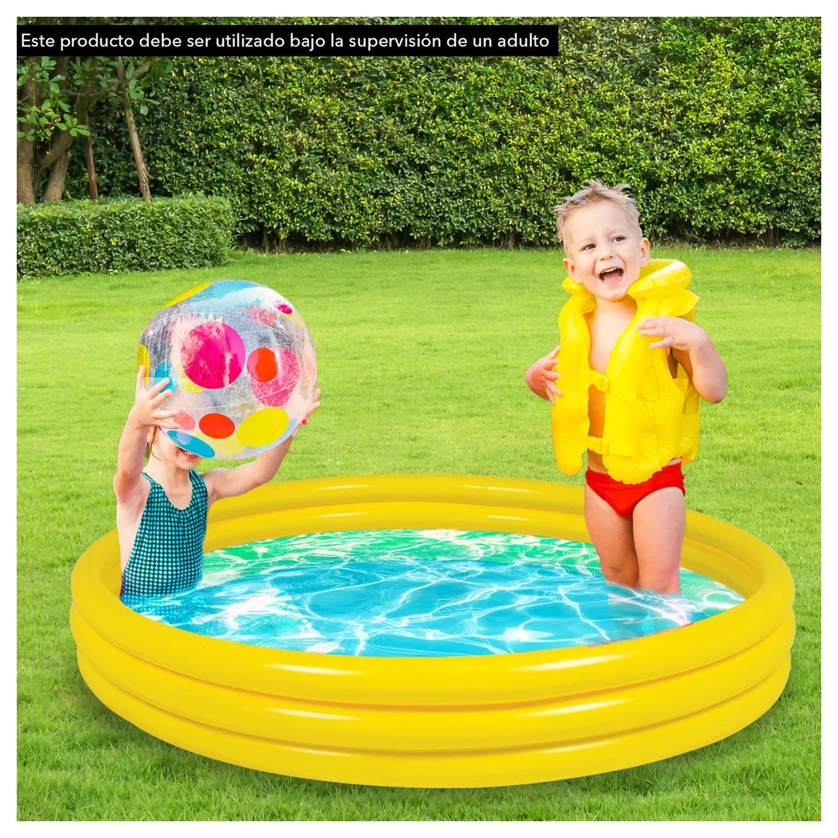 SUNCLUB - Piscina Infantil Redonda  Amarillo