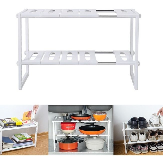 GENERICO - Estante Ajustable Organizador Multiuso Cocina Baño