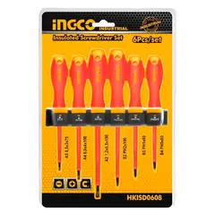 INGCO - Set Destornilladores Electricos Aislado 6pcs