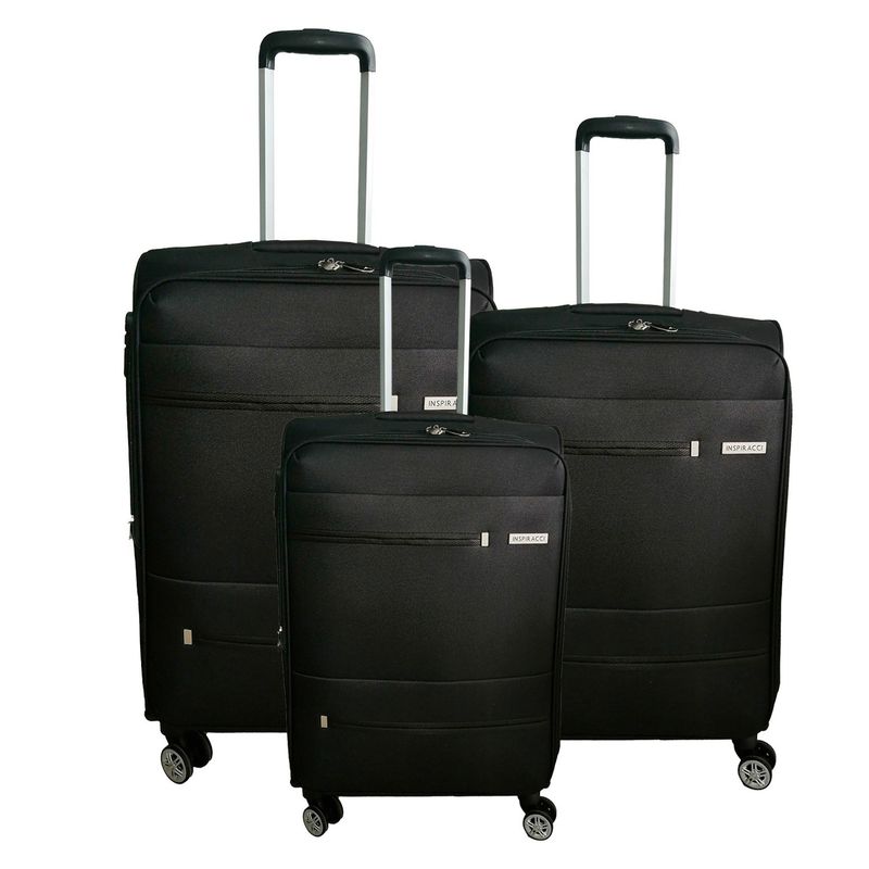 INSPIRACCI - Set de Maletas Blandas Támesis S  M L Negro-