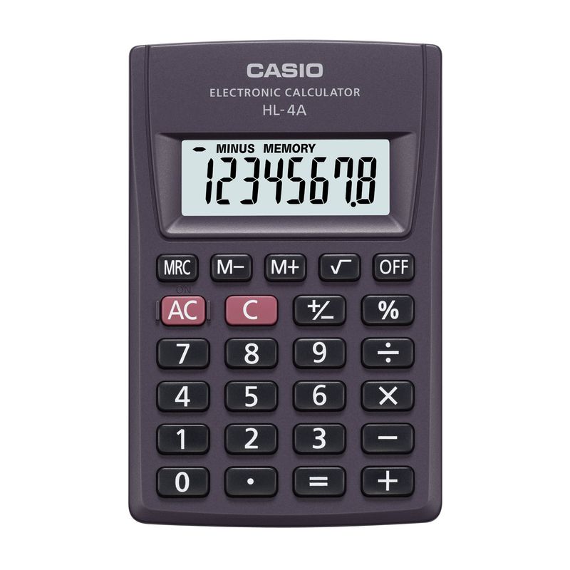 CASIO - CALCULADORA BOLSILLO CASIO HL4A