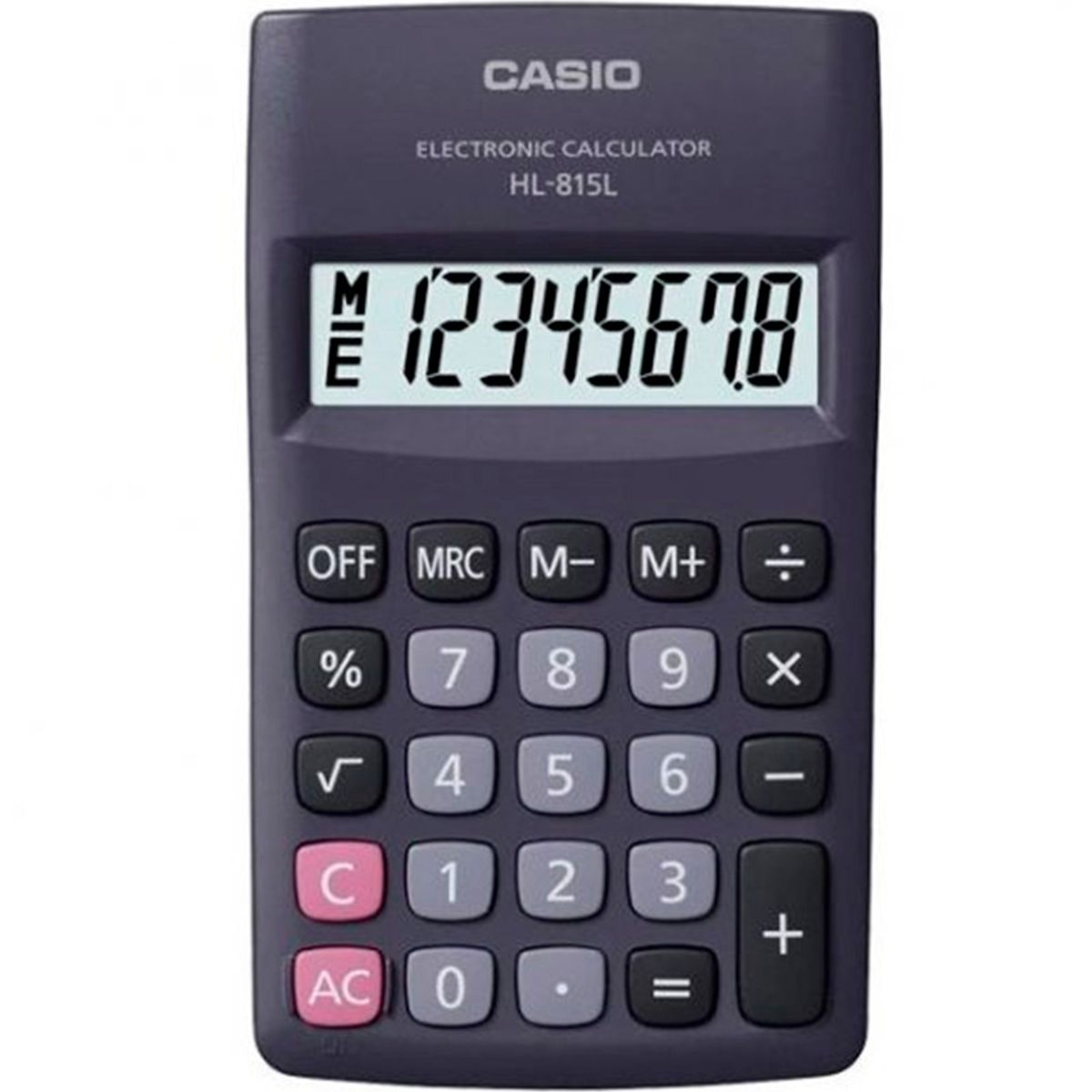 CASIO - CALCULADORA BOLSILLO CASIO HL-815LBK NEGRA