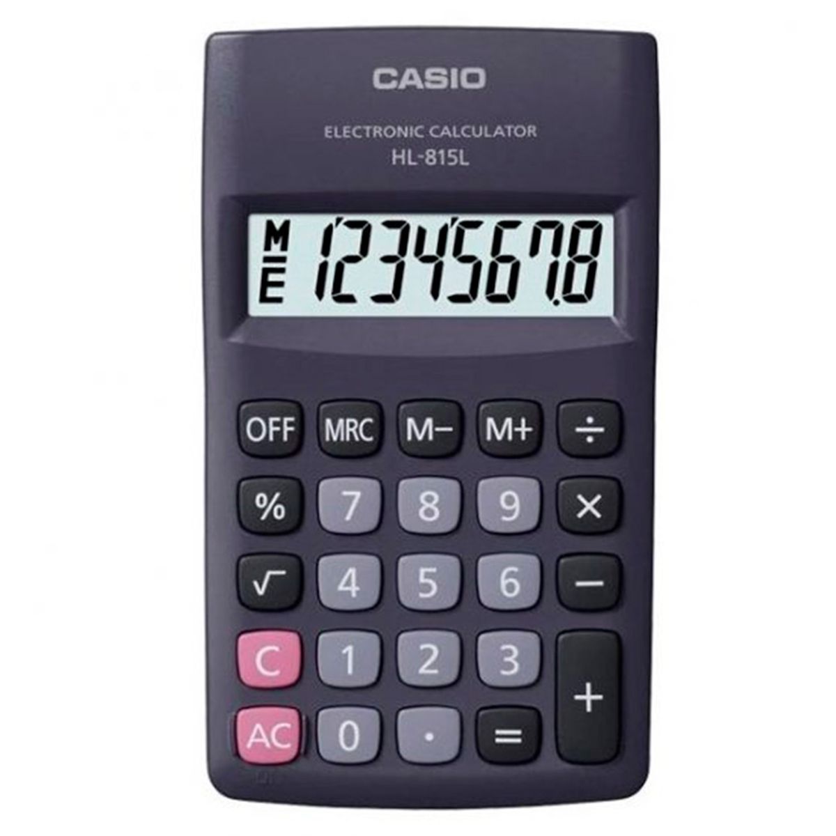 CASIO - CALCULADORA BOLSILLO CASIO HL-815LBK NEGRA