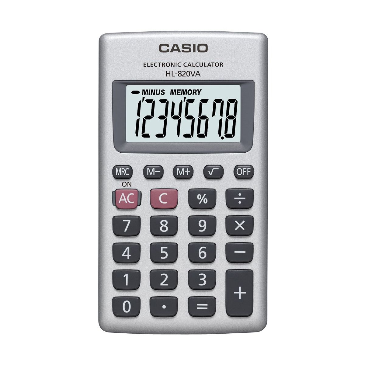 CASIO - CALCULADORA BOLSILLO CASIO HL820VA