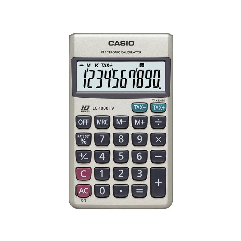 CASIO - CALCULADORA BOLSILLO CASIO LC1000TV