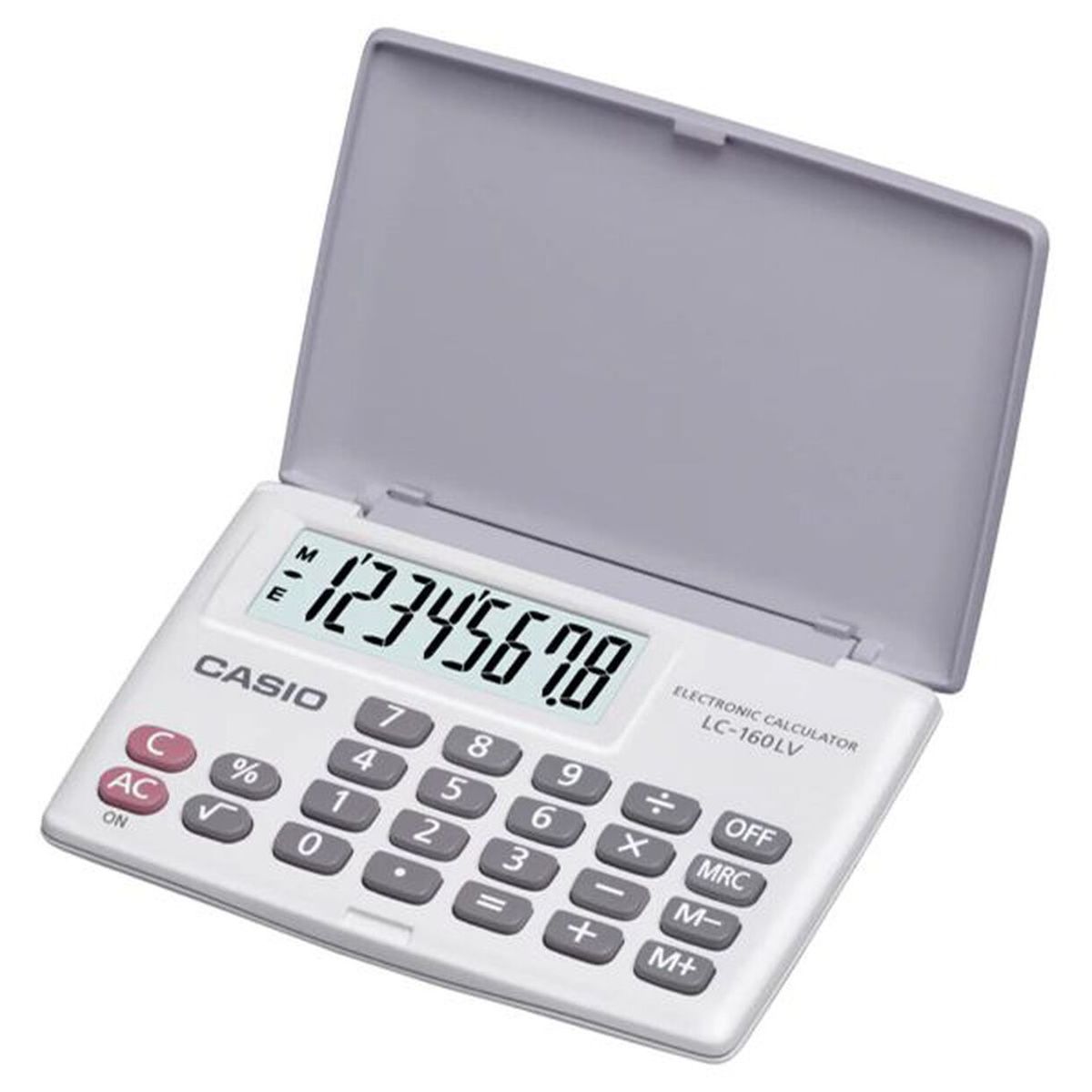 CASIO - CALCULADORA BOLSILLO CASIO LC160LV BLANCA