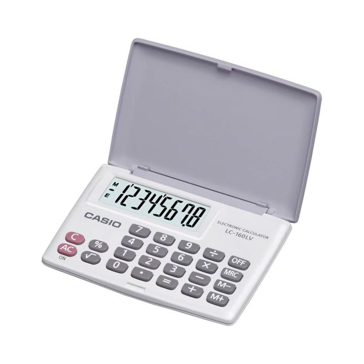 CASIO - CALCULADORA BOLSILLO CASIO LC160LV BLANCA