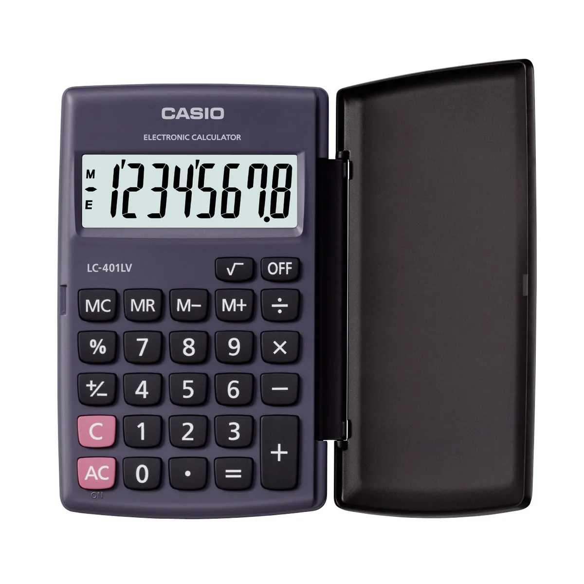 CASIO - CALCULADORA BOLSILLO CASIO LC401LV NEGRA