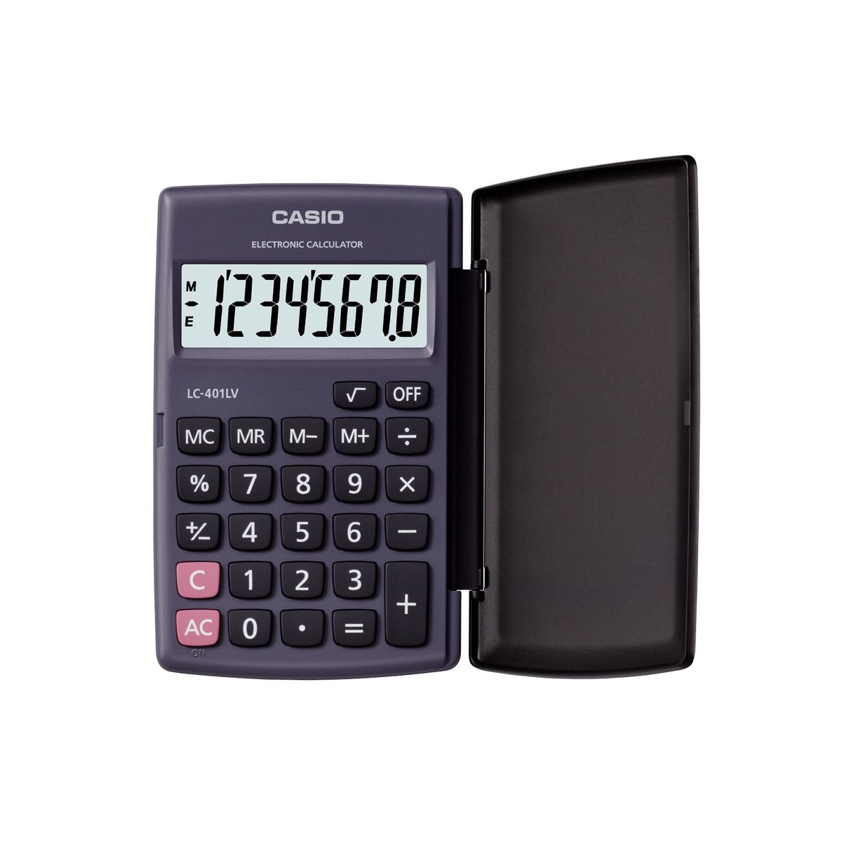 CASIO - CALCULADORA BOLSILLO CASIO LC401LV NEGRA
