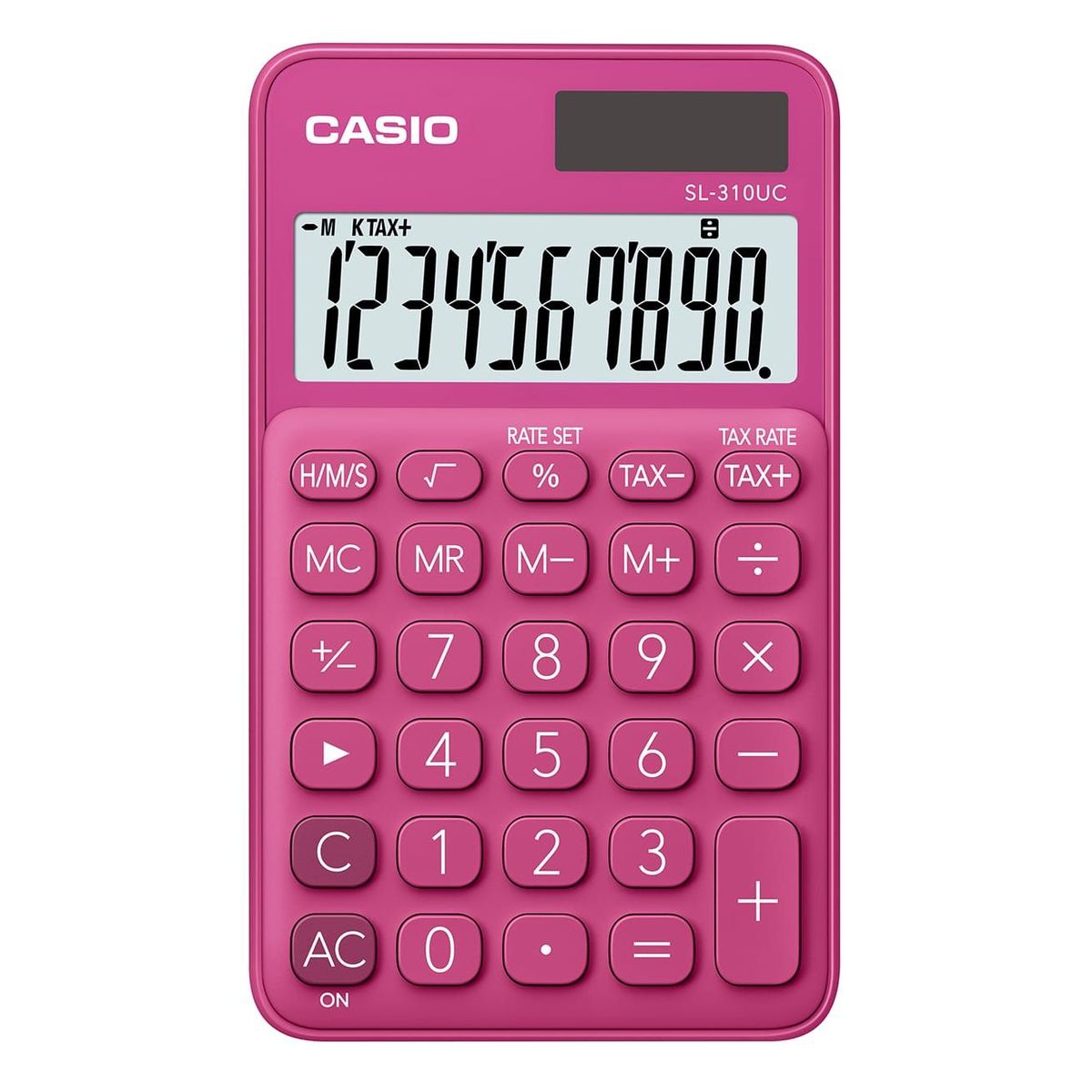 CASIO - CALCULADORA BOLSILLO CASIO SL-310UC-RD ROSADA