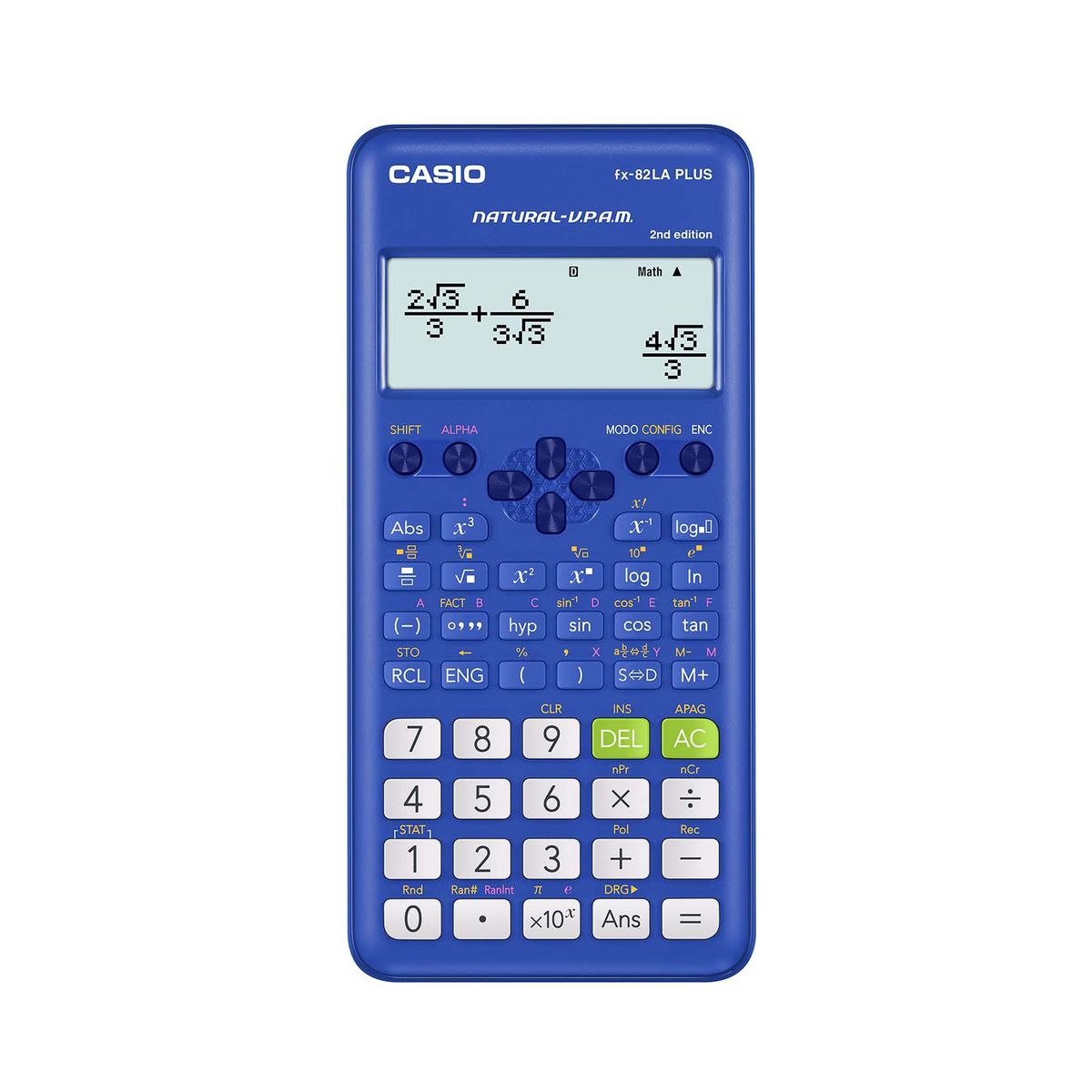 CASIO - CALCULADORA CIENTIFICA CASIO FX-82LAPLUS-BU AZUL