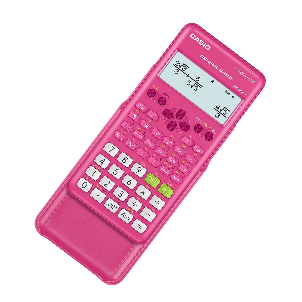 CASIO - CALCULADORA CIENTIFICA CASIO FX82LAPLUSPK ROSADA