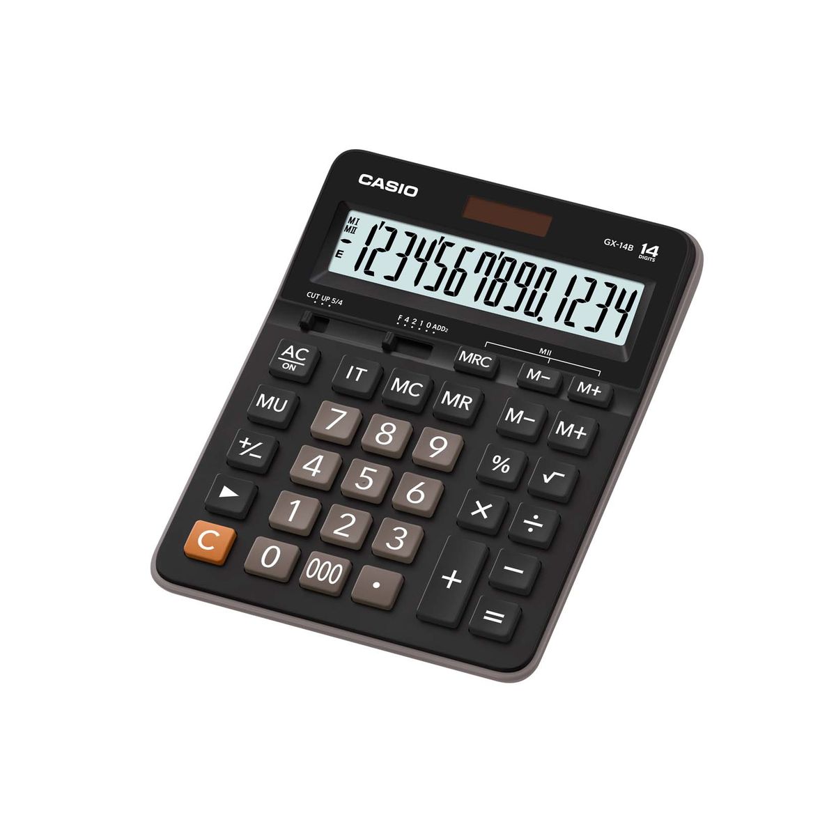 CASIO - CALCULADORA ESCRITORIO CASIO GX-14 NEGRO