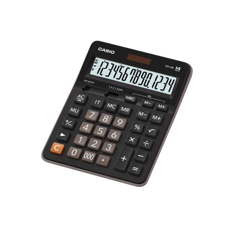 CASIO - CALCULADORA ESCRITORIO CASIO GX-14 NEGRO