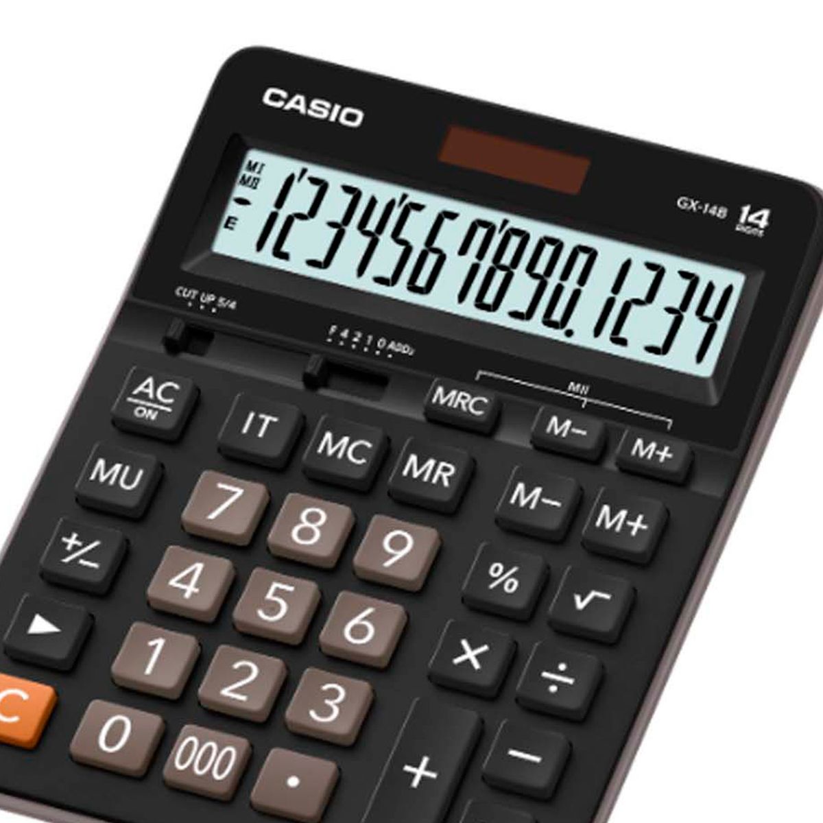 CASIO - CALCULADORA ESCRITORIO CASIO GX-14 NEGRO