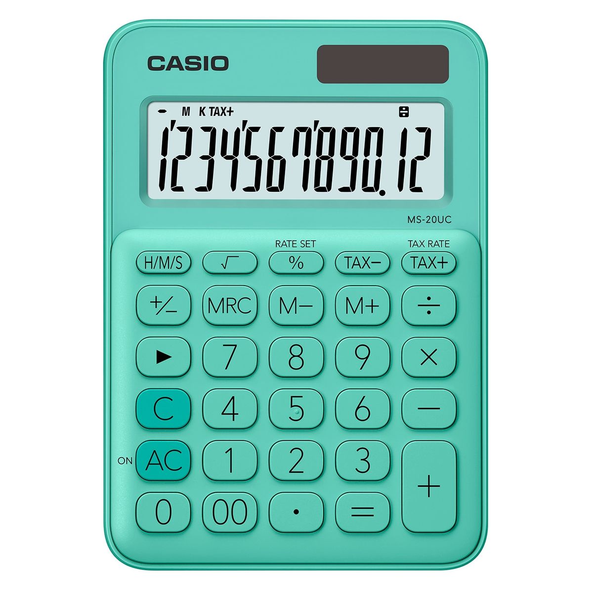 CASIO - CALCULADORA ESCRITORIO CASIO MS20UCGN VERDE