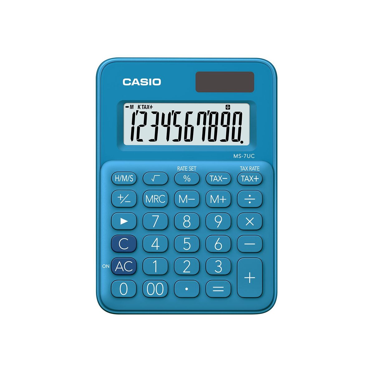 CASIO - CALCULADORA ESCRITORIO CASIO MS7UC AZUL