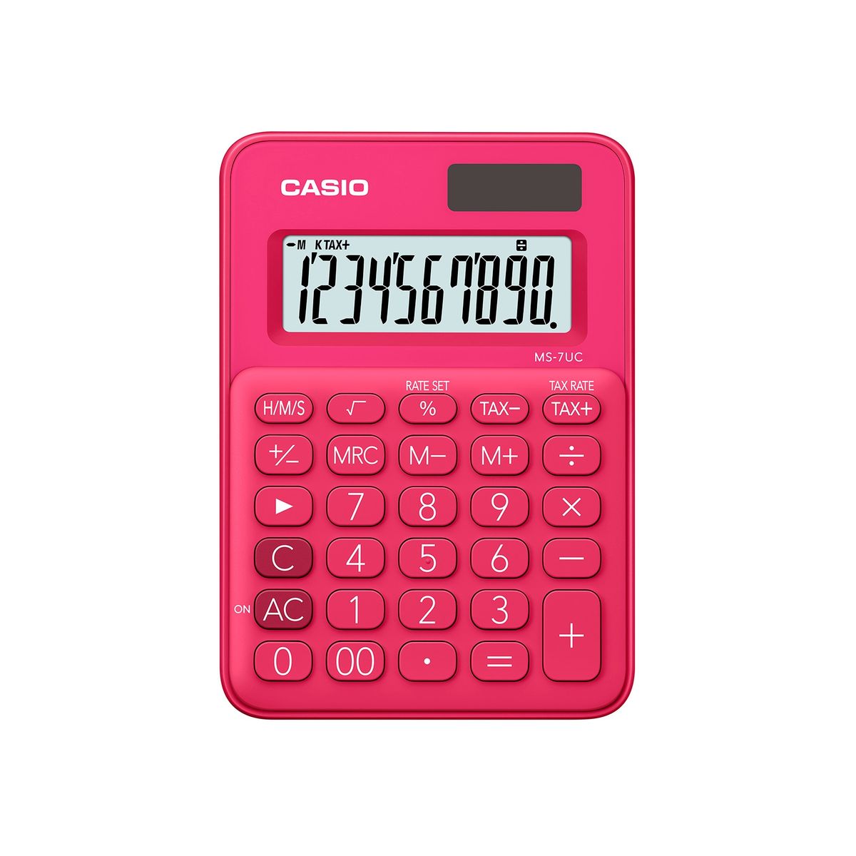 CASIO - CALCULADORA ESCRITORIO CASIO MS7UC ROSADA