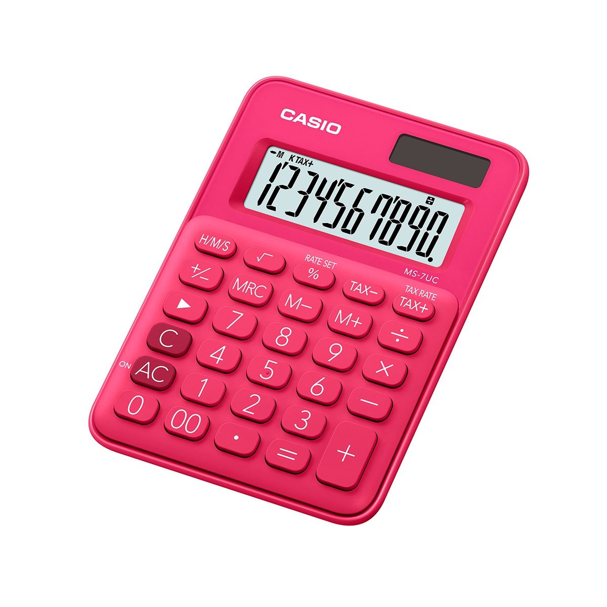 CASIO - CALCULADORA ESCRITORIO CASIO MS7UC ROSADA