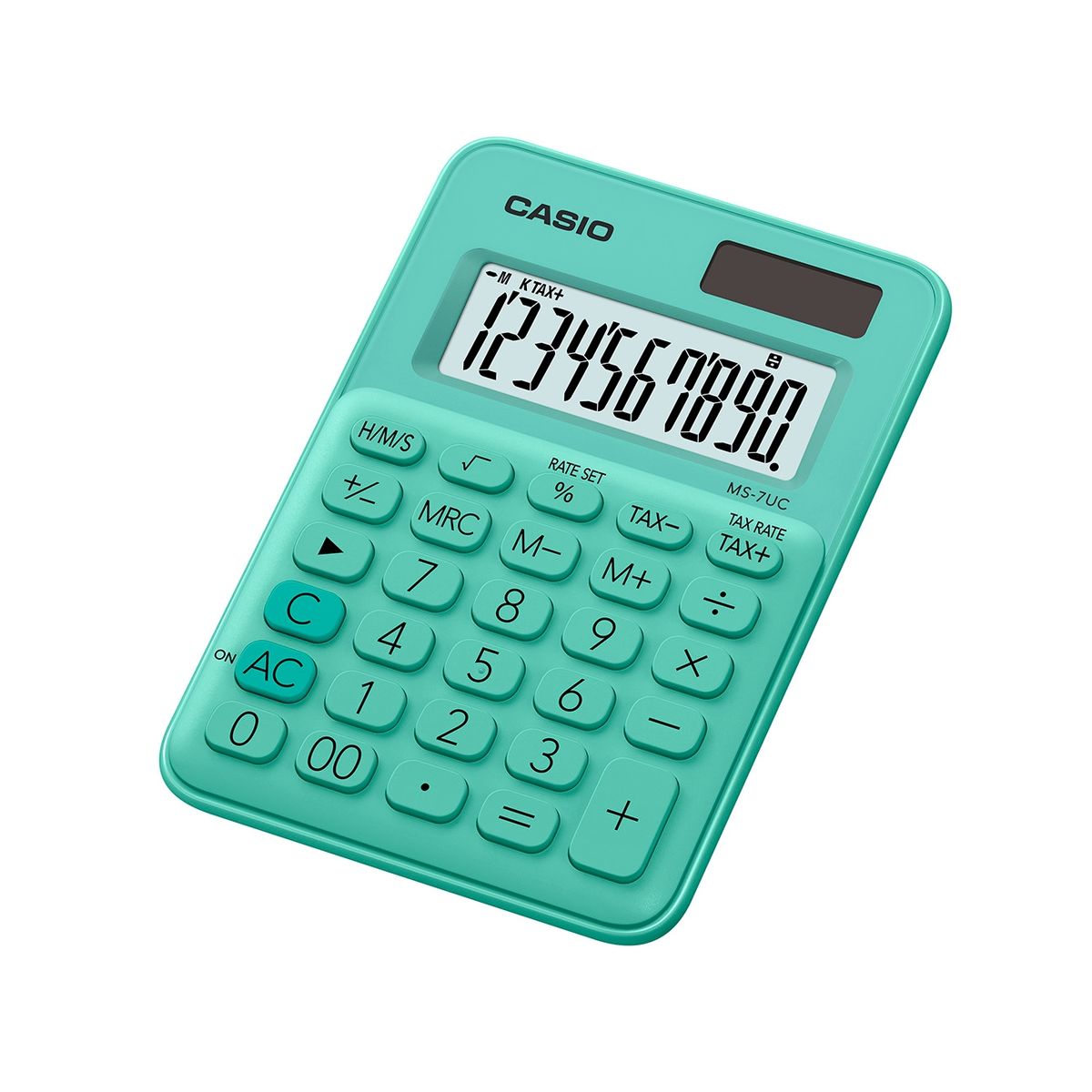 CASIO - CALCULADORA ESCRITORIO CASIO MS7UC VERDE