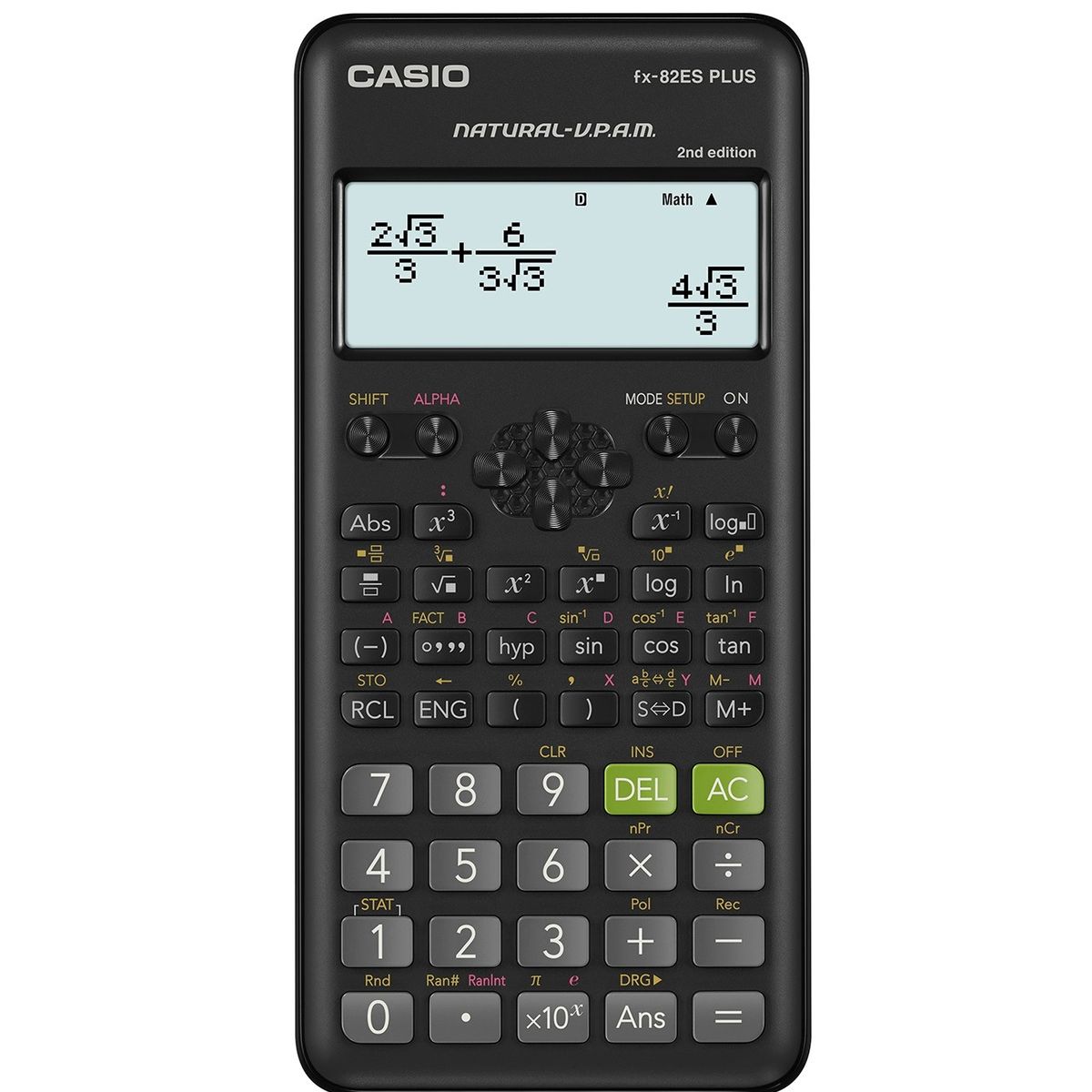 CASIO - CALCULADORA CIENTIFICA CASIO FX-82ESPLUS NEGRA