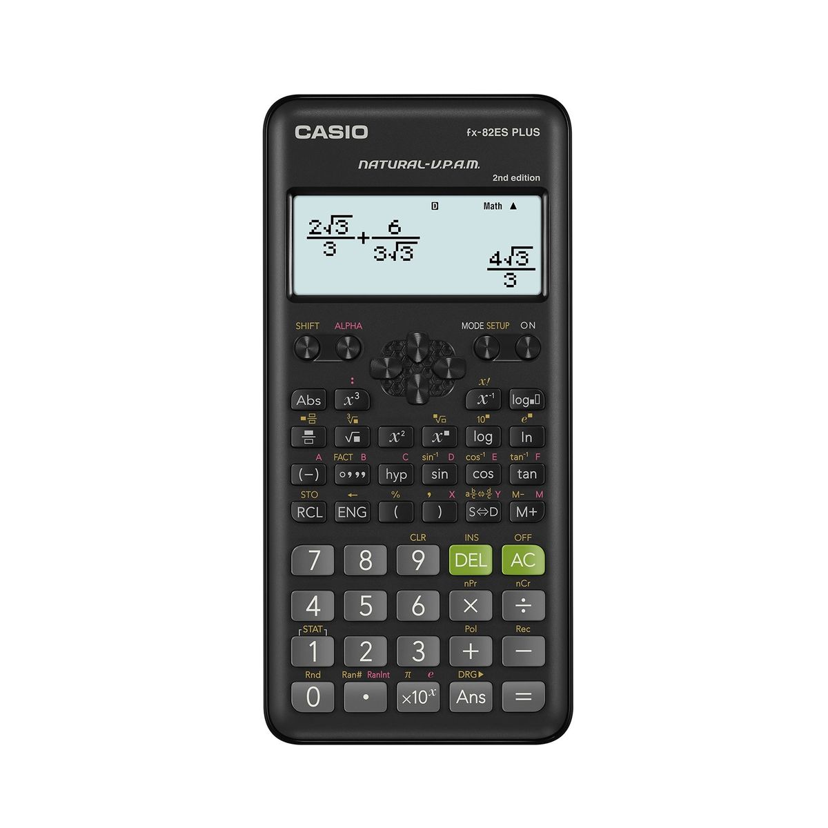 CASIO - CALCULADORA CIENTIFICA CASIO FX-82ESPLUS NEGRA