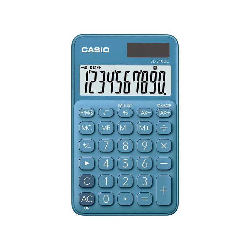 CASIO - CALCULADORA BOLSILLO CASIO SL-310UC-BU AZUL