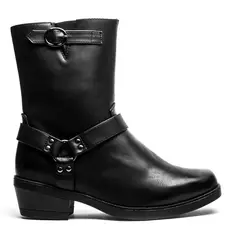 THUNDER BLUE - Bota Hombre Negro Taurus Chancleta