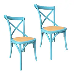 NOVAHUS - PACK 2 SILLA COMEDOR RETRO
