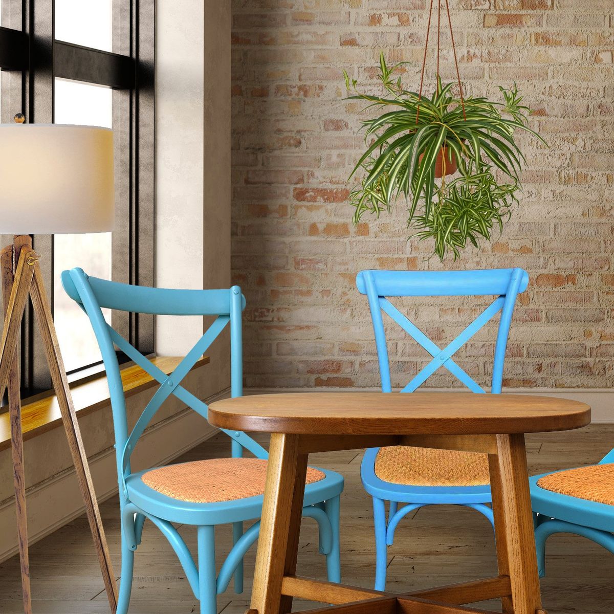 NOVAHUS - PACK 2 SILLA COMEDOR RETRO