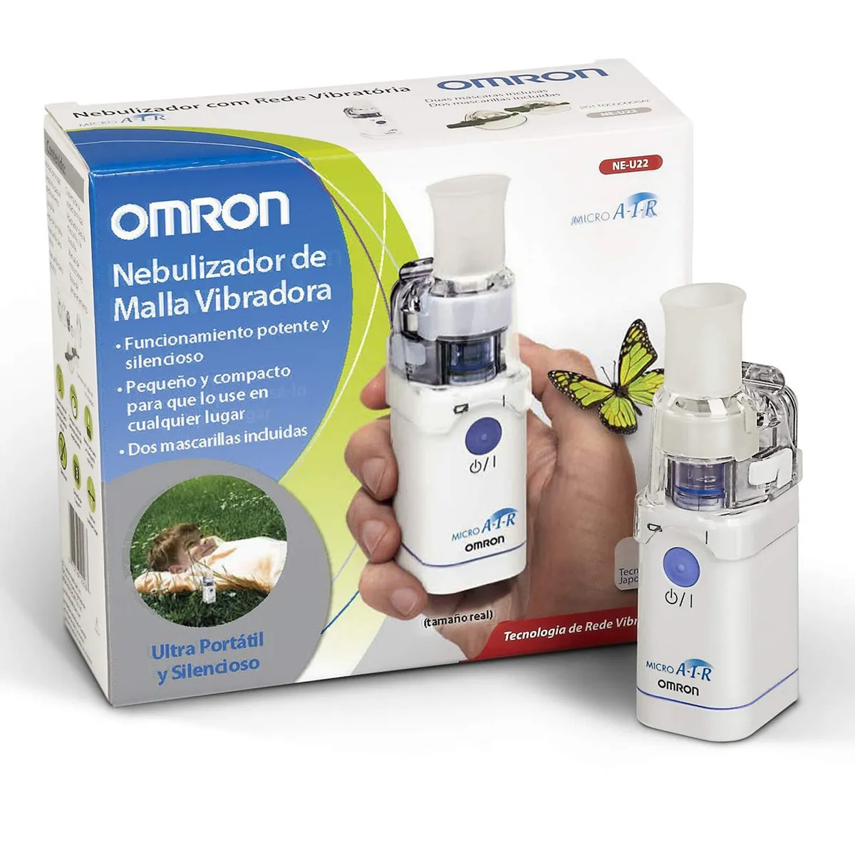 OMRON - Nebulizador De Malla Vibradora Omron Neu22