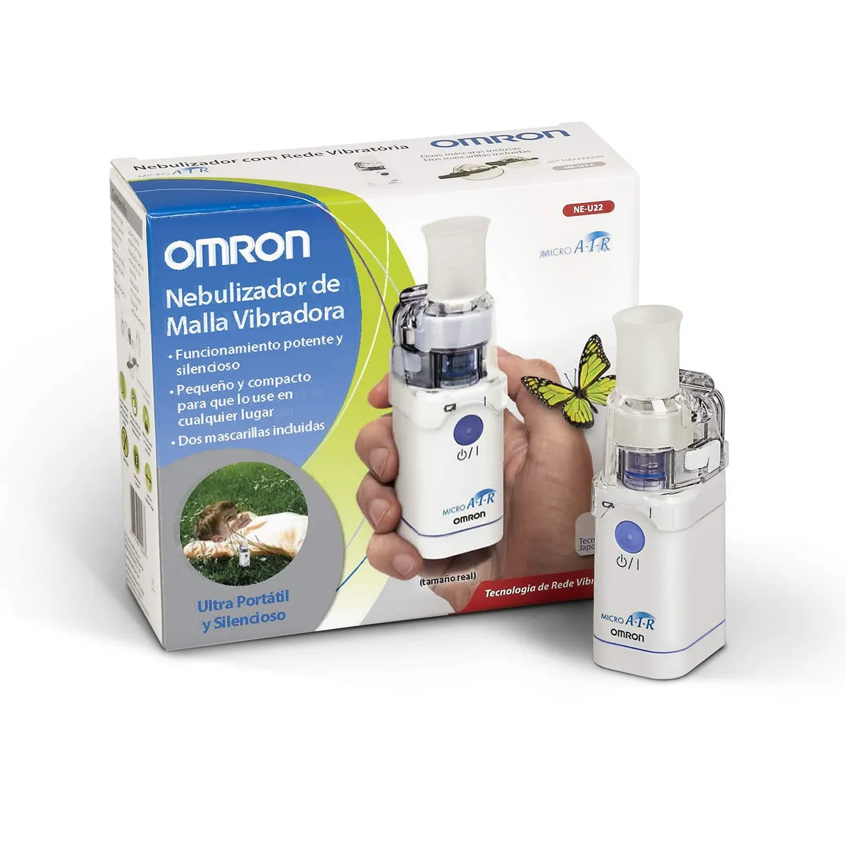 OMRON - Nebulizador De Malla Vibradora Omron Neu22