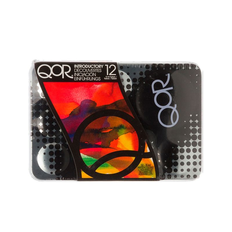QOR WATERCOLOR - Acuarela en Tubos Qor Set 12 Colores Básicos