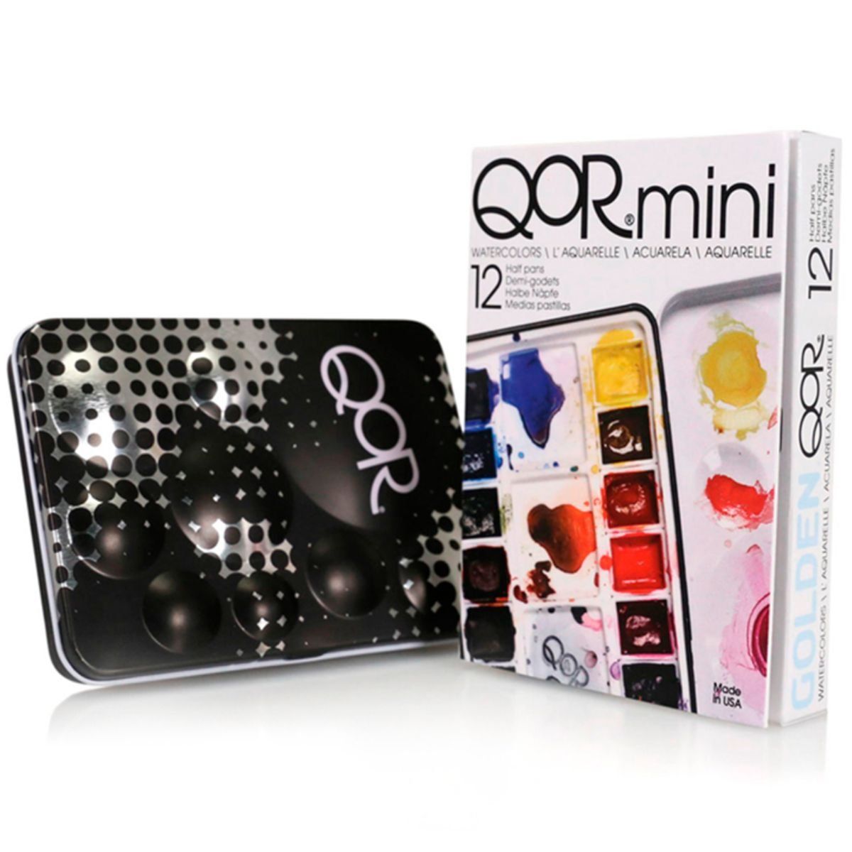 QOR WATERCOLOR - Acuarela en Pastillas Qor Mini Set