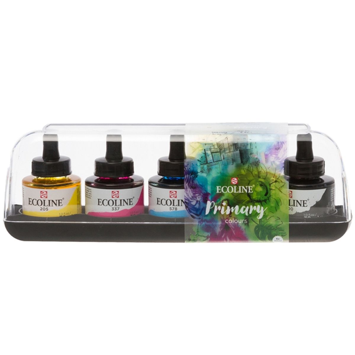 Royal Talens - Acuarela Líquida Ecoline Con Gotero 5 Colores Primarios 30ml