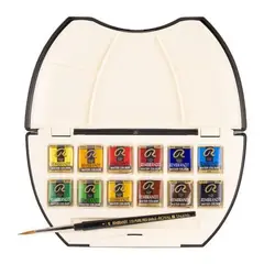 REMBRANDT - Acuarela En Pastillas Profesional Set 12