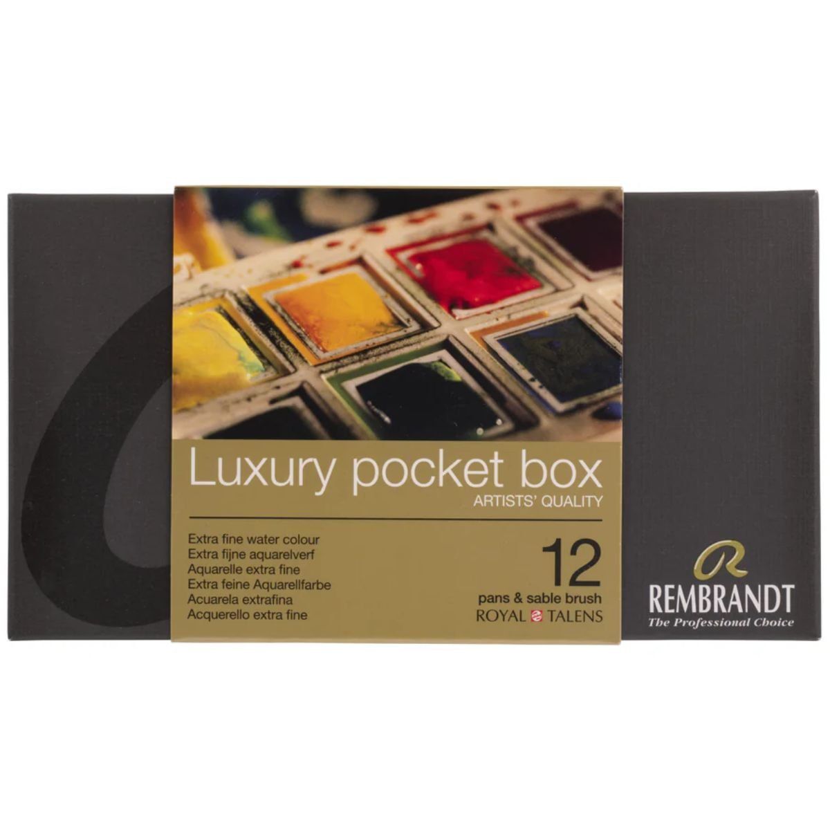 REMBRANDT - Acuarela En Pastillas Profesional Rembrandt Set 12