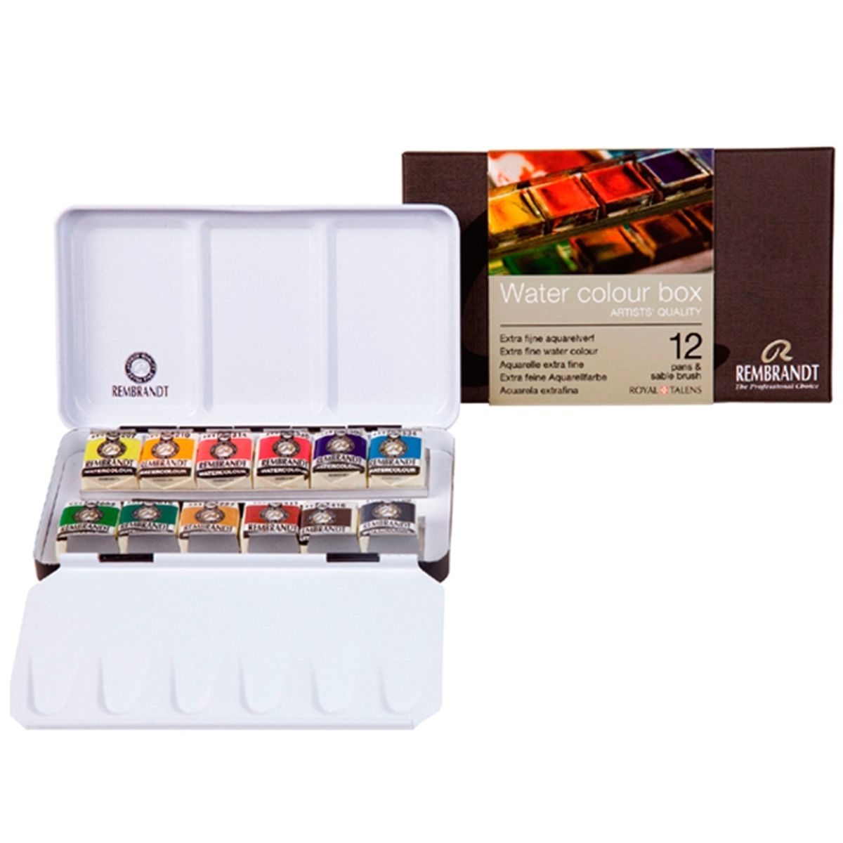 REMBRANDT - Acuarela en Pastillas Rembrandt Set 12