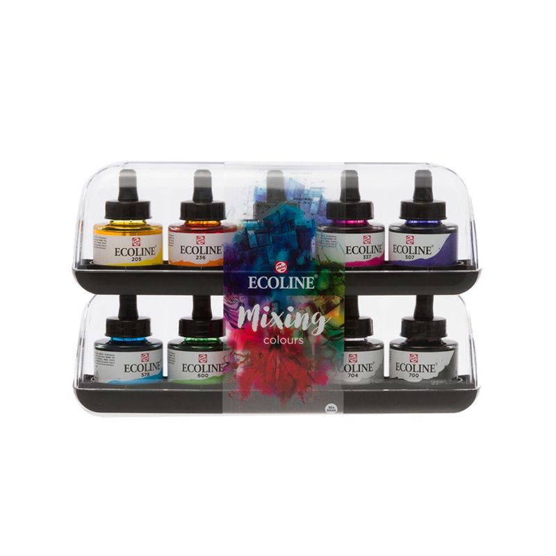 Royal Talens - Acuarela Líquida Ecoline Con Gotero 10x30ml