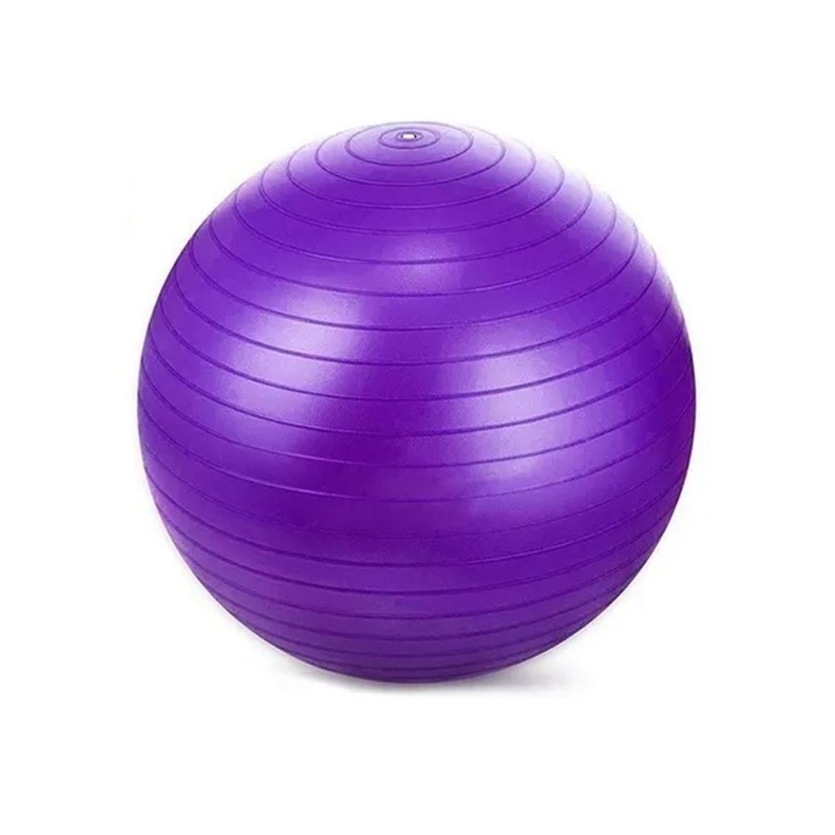 CRUSEC - Pelota Balon Yoga 55 Cm Pilates Con Inflador - Morado