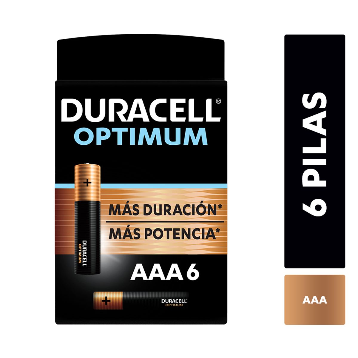 DURACELL - Pila alcalina Duracell optimum blíster AAAx6 / Superstore