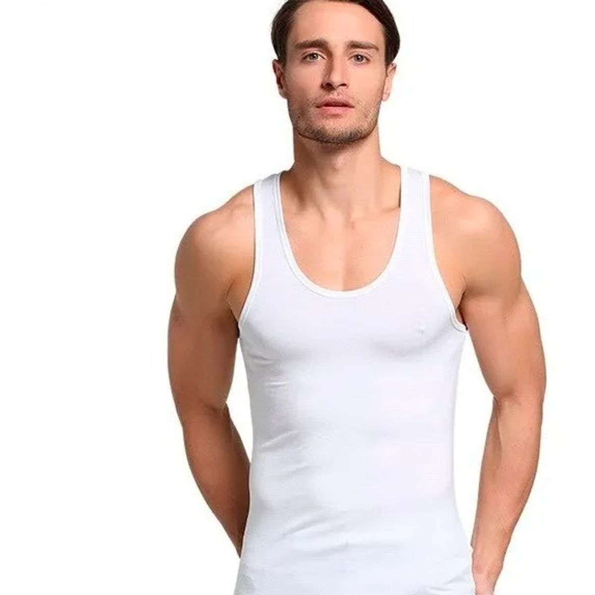 GARSIL - Camiseta Musculosa Polera Para Hombre Algodón Sin Mangas