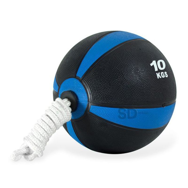 SDFIT - Balón medicinal con rebote y cuerda tornado 10 kg