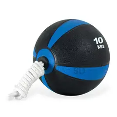 SDFIT - Balón medicinal con rebote y cuerda tornado 10 kg