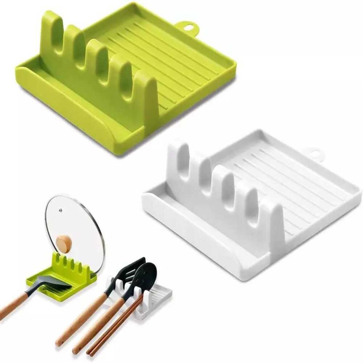 UNIVERSAL - Base utensilios y tapa de olla