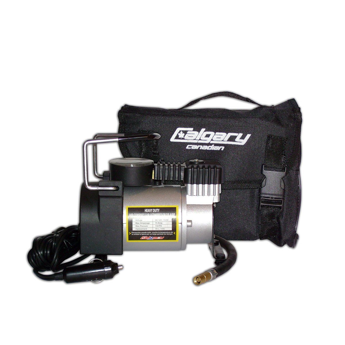 CALGARY - Compresor aire portátil para neumáticos Calgary 150psi 12v