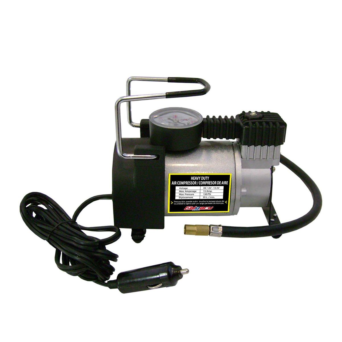 CALGARY - Compresor aire portátil para neumáticos Calgary 150psi 12v