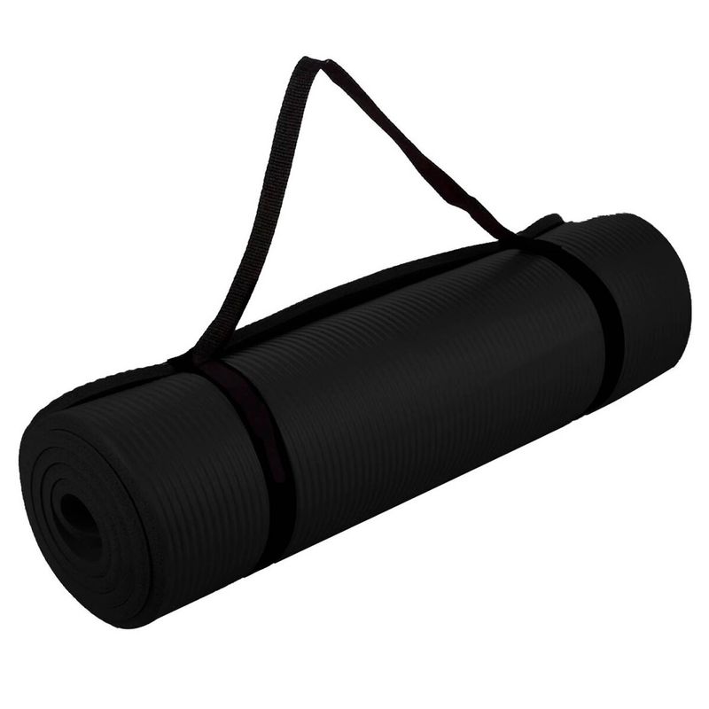ATLETIS - Mat Multifuncional 15mm Yoga Negro