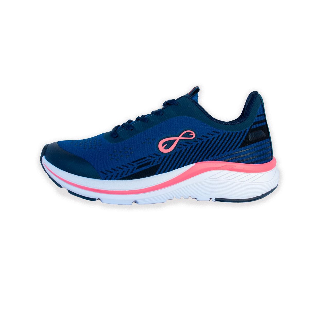 FURIA - Zapatillas Fortaleza Marino Rosa Mujer Furia